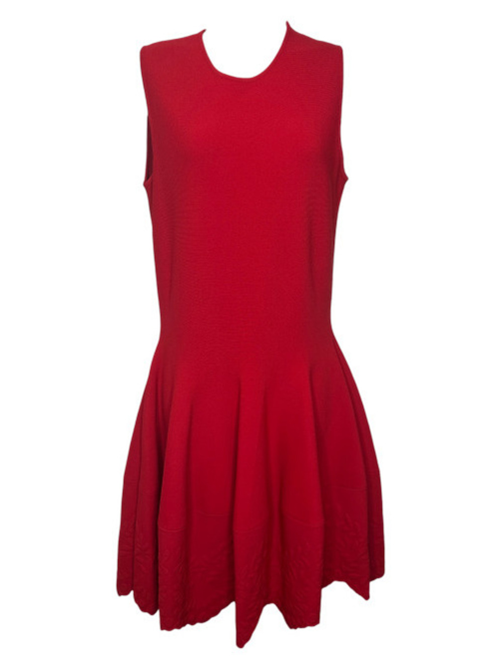 Alexander McQueen Red Knit Mini Dress NWT